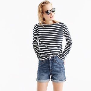 J. Crew High-rise Denim Shorts
